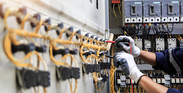 Professional Electrician technician working in North Westport, MA